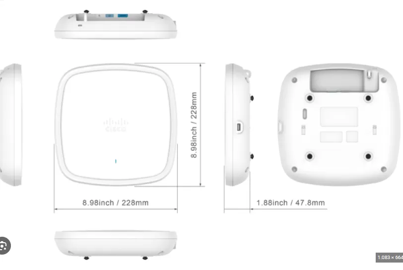 Bộ phát Wifi Cisco Catalyst C9130AXI-S Access Point